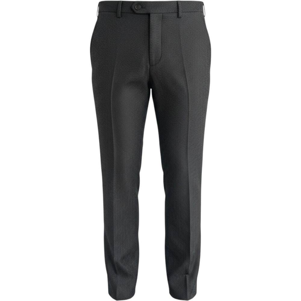 Indochino Mens Charcoal Grey Textured Tailored Dress Pants‎ 28x26 Groom Wedding